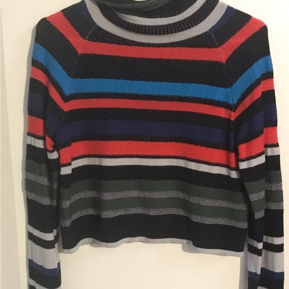 Colorful Striped Sweater Dress - Picture 3 of 3